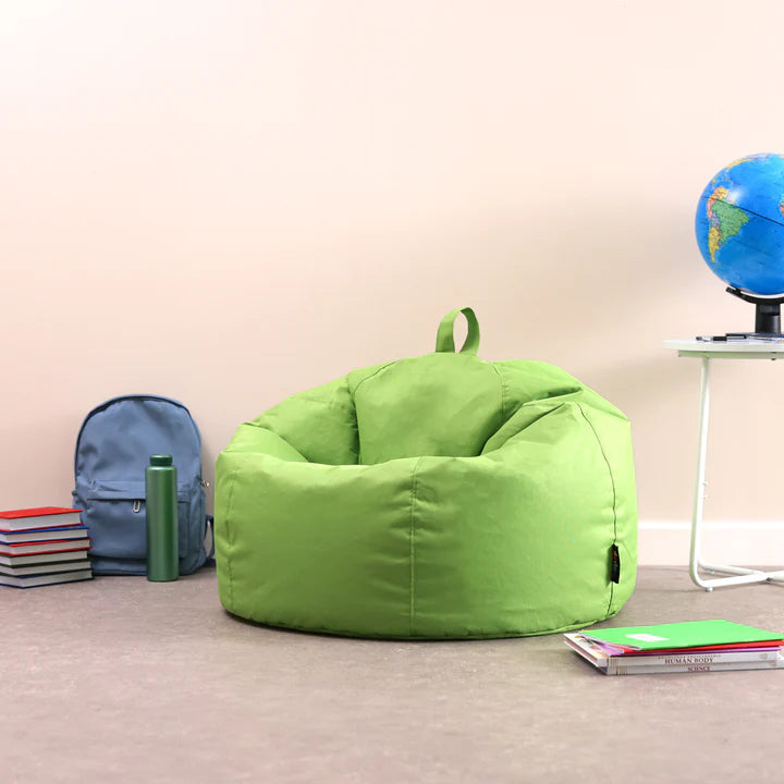 Large Classic Bean Bag Chair, Lime Green Learning SPACE