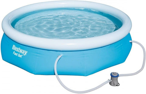 Large Fast Set Pool (12ft)-Pool, Water & Sand Toys-Bestway, Seasons, Stock, Summer, Swimming Pools-Learning SPACE