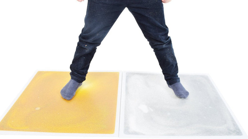 Large Glitter Filled Floor Tile, Learning SPACE