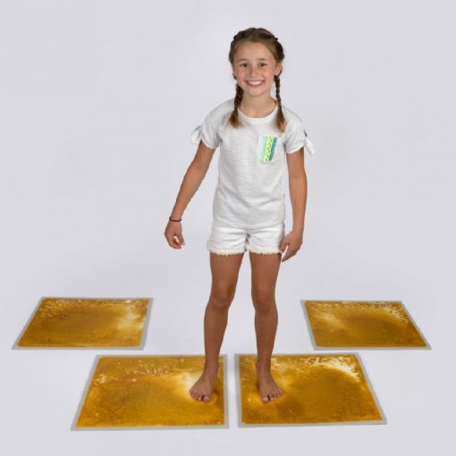 Large Glitter Filled Floor Tile, Learning SPACE