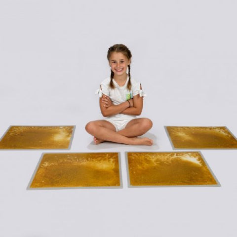 Large Glitter Filled Floor Tile-AllSensory, Lumina, Matrix Group, Sensory Floor Tiles, Sensory Flooring, Sensory Processing Disorder, Teen Sensory Weighted & Deep Pressure-Learning SPACE