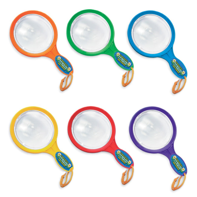 Large Hand Held Magnifiers (Set Of 12), Learning SPACE