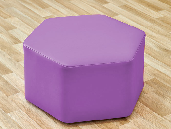 Large Hexagon Foam Seat, Learning SPACE