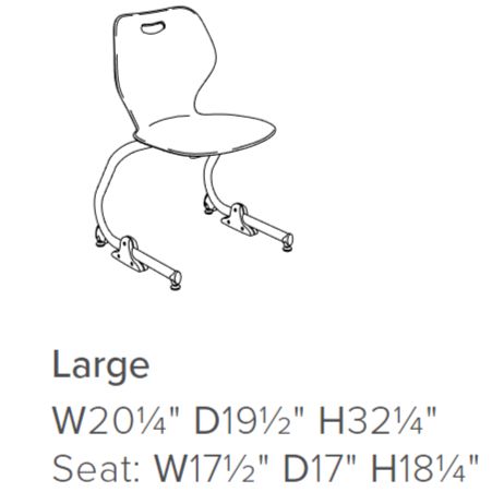 Large Intellect Wave Rocker Chair - Chrome Surfs Up, Learning SPACE