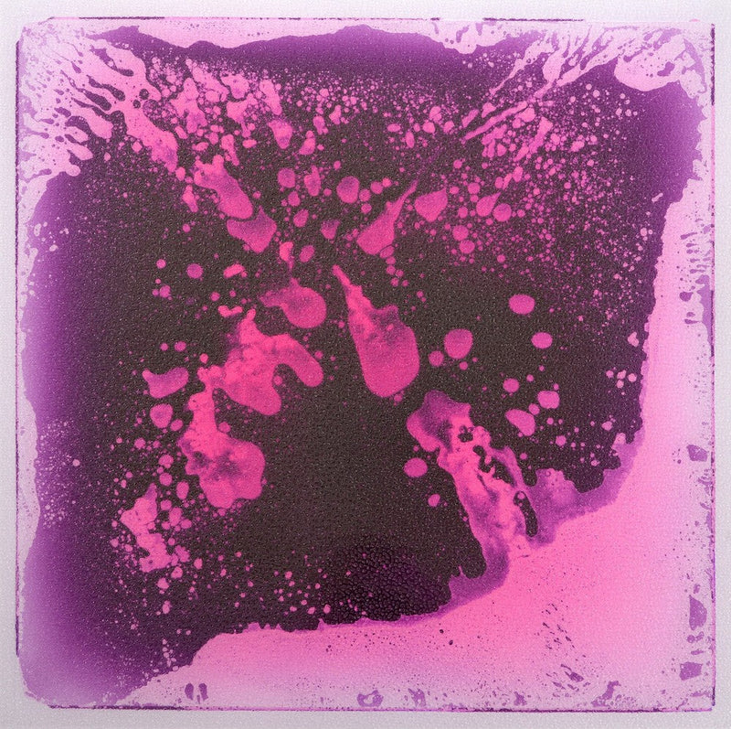 Large Liquid Filled Sensory Floor Tile - Single, Purple Learning SPACE