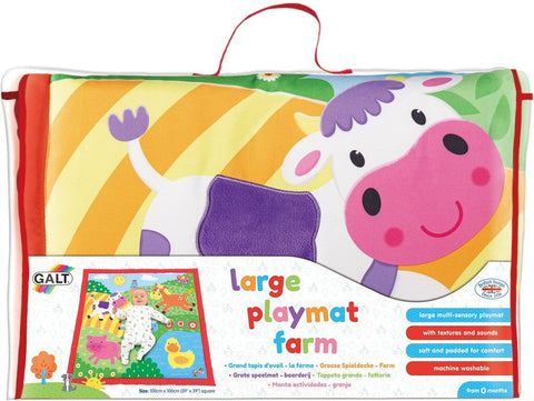 Large Play Mat - Farm-AllSensory,Baby & Toddler Gifts,Baby Sensory Toys,Baby Soft Play and Mirrors,Down Syndrome,Early Years Sensory Play,Galt,Gifts for 0-3 Months,Gifts For 3-6 Months,Mats,Mats & Rugs,Playmat,Playmats & Baby Gyms,Square,Stock-Learning SPACE