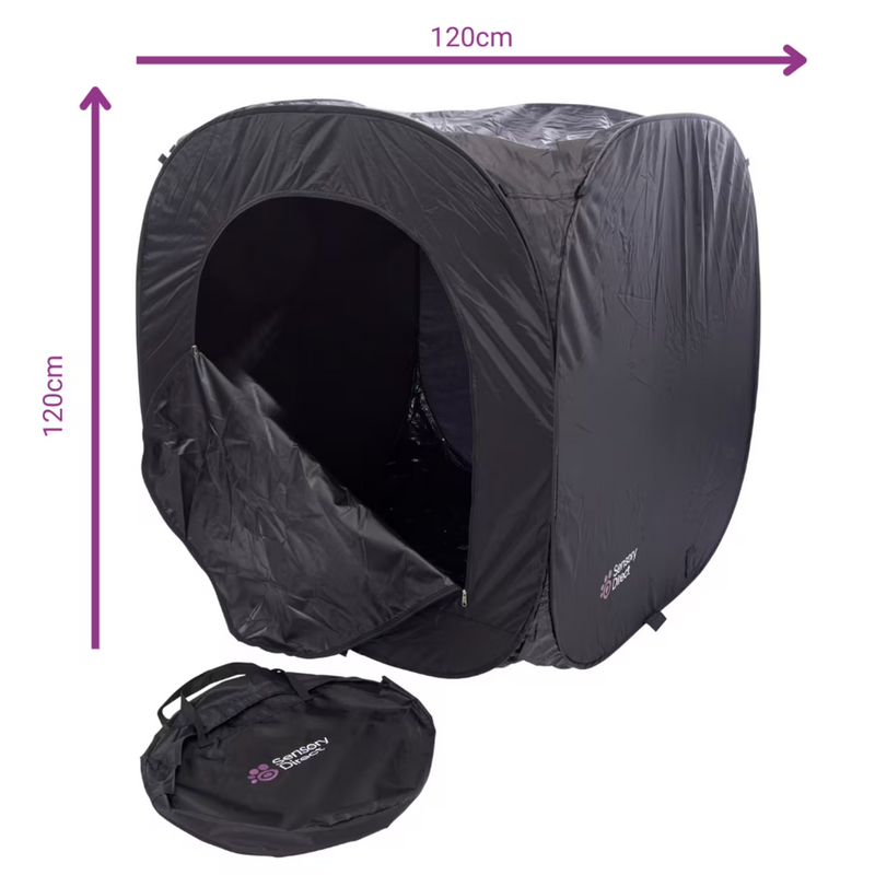 Large Pop-Up Blackout Sensory Den, Learning SPACE