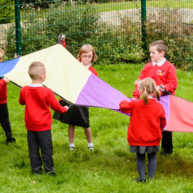 Large Rainbow Wave Parachute Style, Learning SPACE