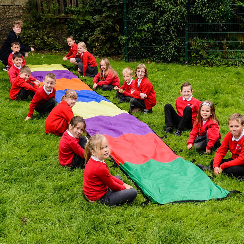 Large Rainbow Wave Parachute Style, Learning SPACE