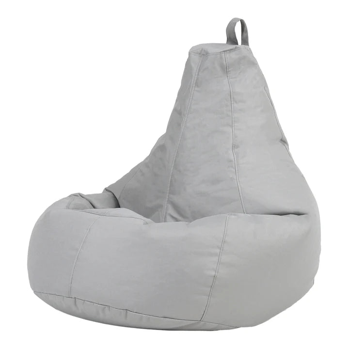 Large Reading Bean Chair, Light Grey Learning SPACE