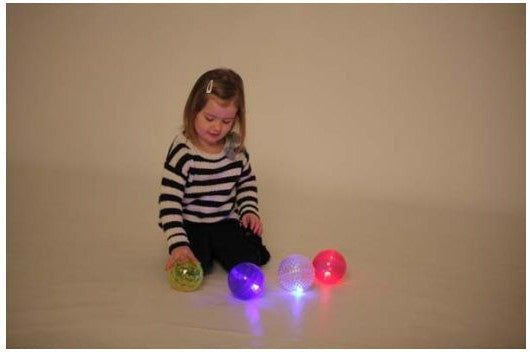 Large Sensory Light Ball Set, Learning SPACE