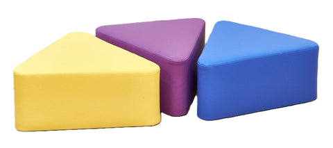 Large Wedge Foam Seat-Modular Seating, Padded Seating, Seating, Wellbeing Furniture, Willowbrook-250mm (Early Years)-Set of 3-Learning SPACE