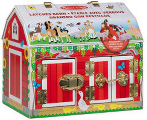 Latches Barn – Wooden Fine Motor Toy, Learning SPACE