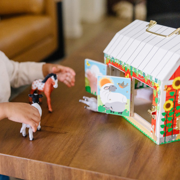 Latches Barn – Wooden Fine Motor Toy, Learning SPACE
