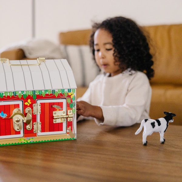 Latches Barn – Wooden Fine Motor Toy, Learning SPACE