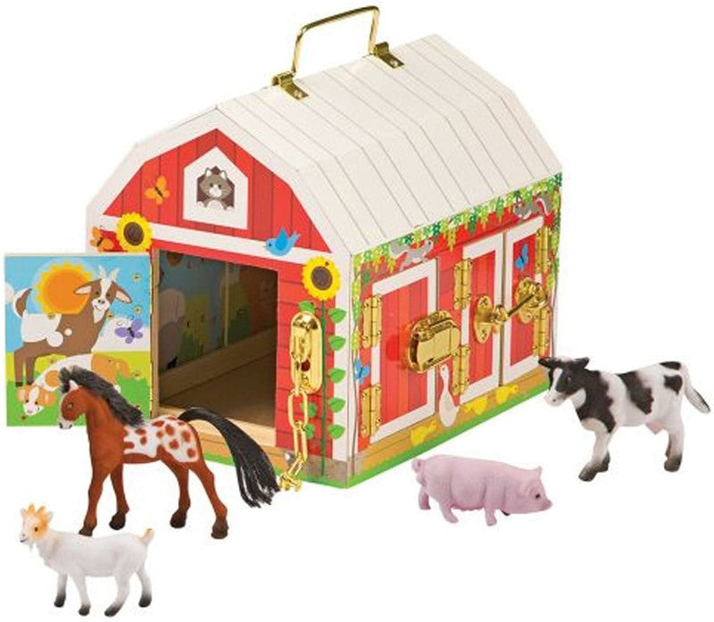 Latches Barn – Wooden Fine Motor Toy, Learning SPACE
