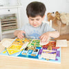 Latches Board-Additional Need, Baby Wooden Toys, Fine Motor Skills, Helps With, Stock-Learning SPACE