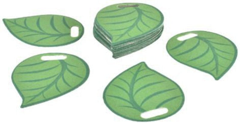 Leaf Sit Pads - Set of 16 - Communal Seating - Classroom Individual Mats, Learning SPACE