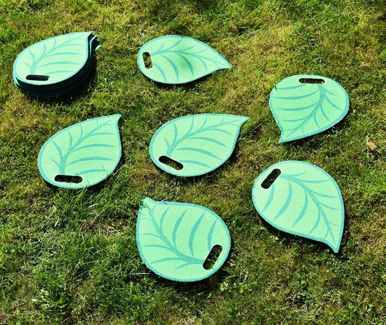 Leaf Sit Pads - Set of 16 - Communal Seating - Classroom Individual Mats, Learning SPACE