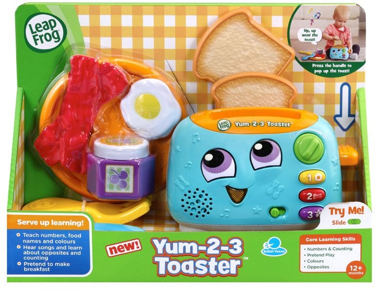 Leap Frog Yum-2-3 Toaster, Learning SPACE