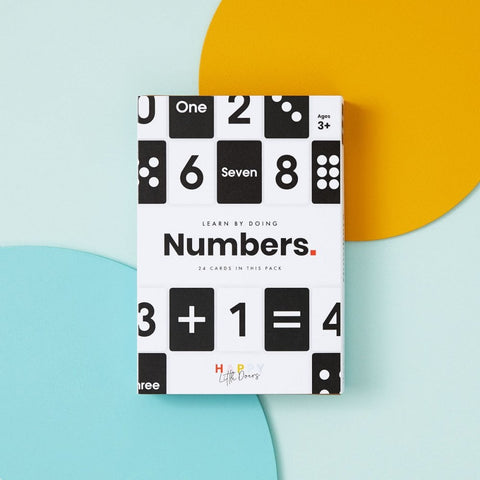 Learn Numbers Flashcards-Baby Maths, Counting Numbers & Colour, Happy Little Doers, Primary Travel Games & Toys-Learning SPACE