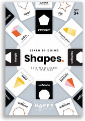 Learn Shapes Flashcards-Baby Maths,Early Years Maths,Happy Little Doers,Maths,Primary Maths,Primary Travel Games & Toys,Shape & Space & Measure-Learning SPACE