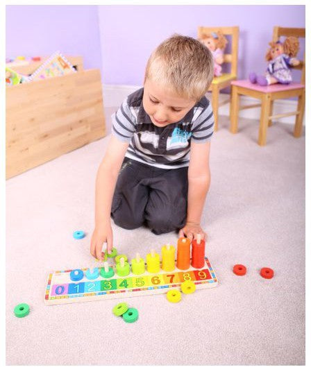 Learn to Count Wooden Puzzle, Learning SPACE