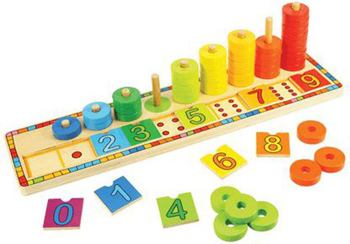 Learn to Count Wooden Puzzle, Learning SPACE