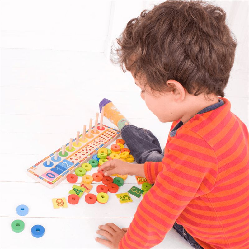 Learn to Count Wooden Puzzle, Learning SPACE