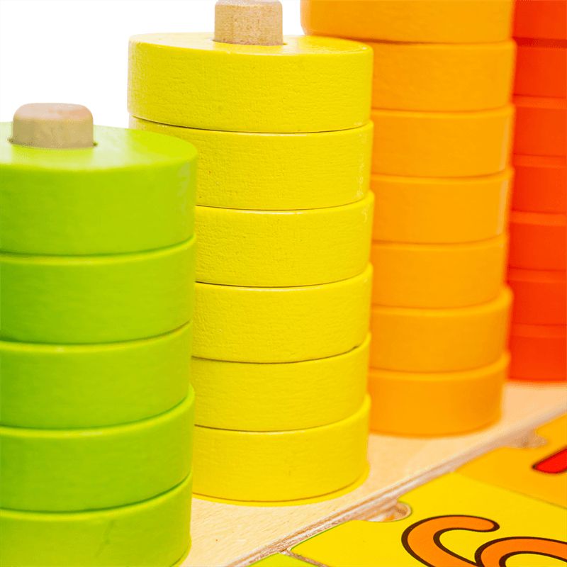 Learn to Count Wooden Puzzle, Learning SPACE