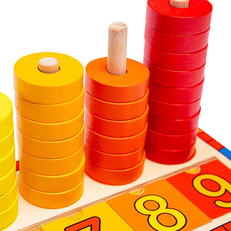 Learn to Count Wooden Puzzle, Learning SPACE