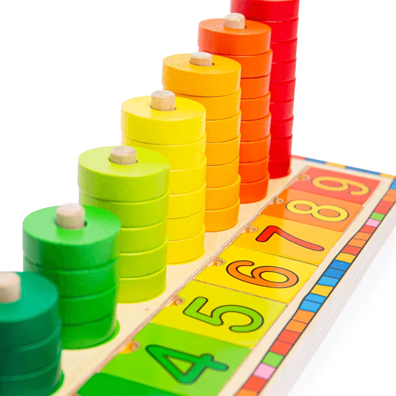 Learn to Count Wooden Puzzle, Learning SPACE