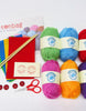 Learn to Knit Starter Set Kit for Children, Learning SPACE