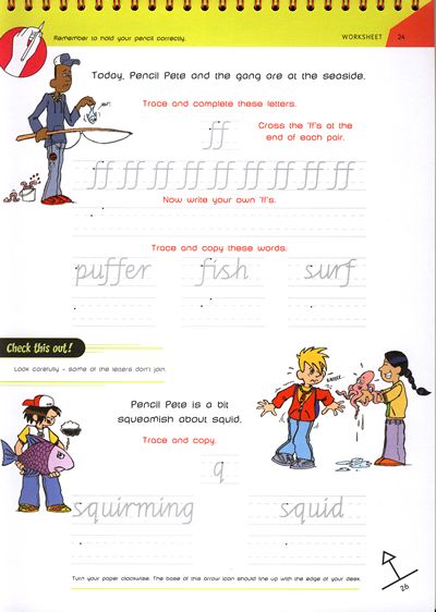 Left Hand Writing Skills Book 2, Learning SPACE