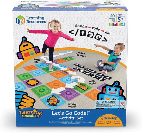 Let's Go Code!™ Activity Set-Coding,Learning Activity Kits,Learning Resources,Primary Games & Toys,S.T.E.M,Stock,Technology & Design,Teen Games-Learning SPACE