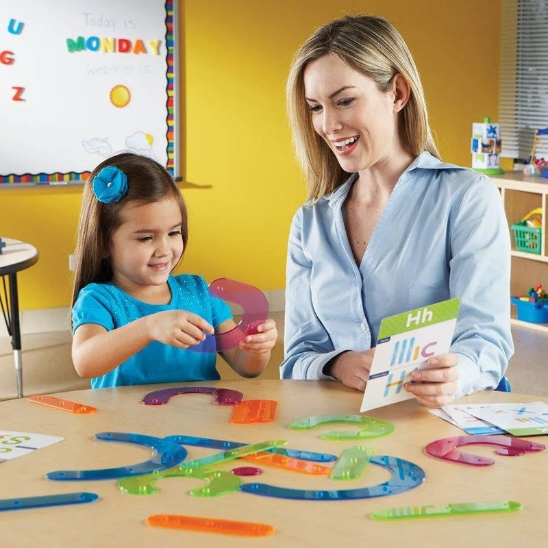 Letter Construction Activity Set, Learning SPACE