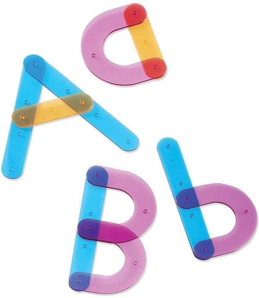 Letter Construction Activity Set-Dyslexia,Early Years Literacy,Handwriting,Learn Alphabet & Phonics,Learning Difficulties,Learning Resources,Light Box Accessories,Literacy Toys,Neuro Diversity,Primary Literacy,Stock,Strength & Co-Ordination,Visual Sensory Toys-Learning SPACE