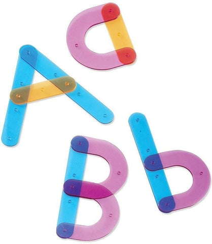 Letter Construction Activity Set-Dyslexia,Early Years Literacy,Handwriting,Learn Alphabet & Phonics,Learning Difficulties,Learning Resources,Light Box Accessories,Literacy Toys,Neuro Diversity,Primary Literacy,Stock,Strength & Co-Ordination,Visual Sensory Toys-Learning SPACE
