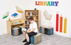 Library Set Sticker Set-Dropship,Furniture,Sticker,Wall & Ceiling Stickers,Wall Decor,Willowbrook-Learning SPACE