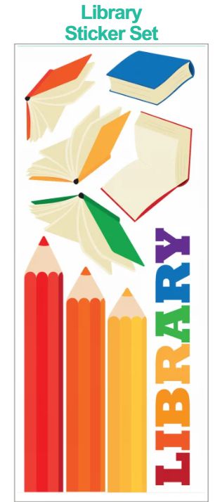 Library Set Sticker Set-Dropship,Furniture,Sticker,Wall & Ceiling Stickers,Wall Decor,Willowbrook-Learning SPACE