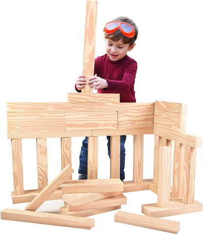 Life Like Wooden Beams (24 pc set)-Dropship,Engineering & Construction,Playlearn,S.T.E.M-Learning SPACE