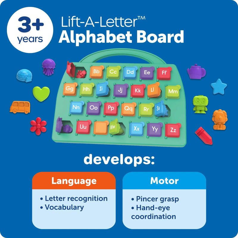 Lift-A-Letter™ Alphabet Board, Early Education & Smart Toys Learning SPACE