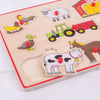 Lift Out Puzzle (Farm)-Animals,Bigjigs Toys,Farms & Construction,Games & Toys,SCOTEXCEL,Sound. Peg & Inset Puzzles,Wooden Toys-Learning SPACE