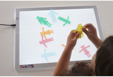 Light Panel A3 Educational And Sensory Light Board-AllSensory,Light Boxes,Sensory Light Up Toys,Stock,TickiT,Visual Sensory Toys-Learning SPACE