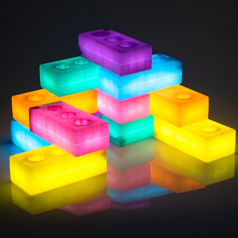 Light up Glow Spheres, Cylinders and Bricks, Learning SPACE