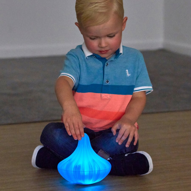 Light Up Twist & Turn Spinning Tops, Learning SPACE