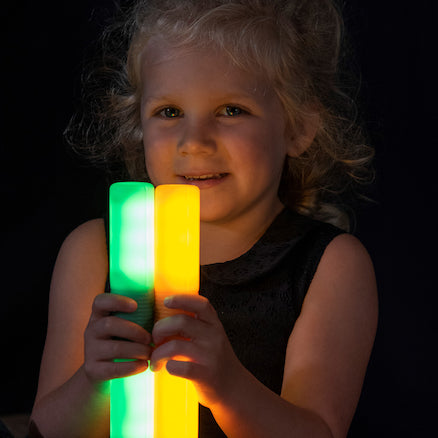 Light Up and Glow Cylinders-AllSensory,Sensory Light Up Toys,TTS Toys,Visual Sensory Toys-Learning SPACE