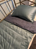 Lightweight Fabric Weighted Blanket - 3/4/5 kg (Grey/Green), Learning SPACE