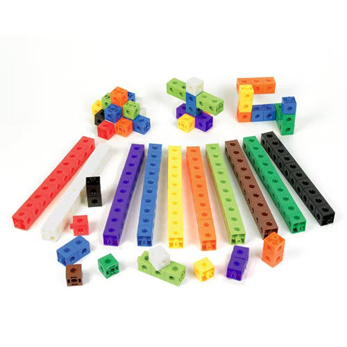 Green n Learn 2cm Linking Cubes, Maths Toys Learning SPACE