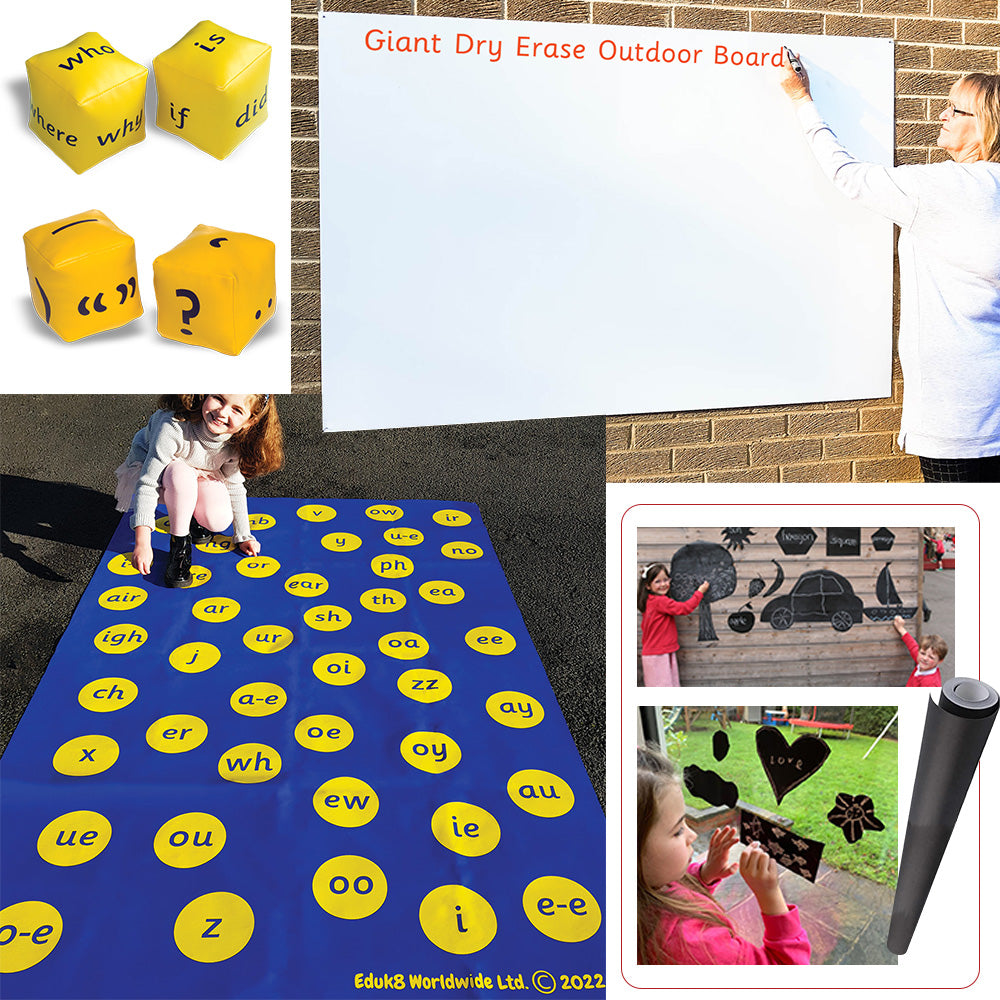 Literacy In The Playground-Classroom Packs,Dropship,Early Years Literacy,EDUK8,English,Literacy,Literacy Toys,Playground,Playground Equipment,Playground Wall Art & Signs,Primary Literacy-Learning SPACE